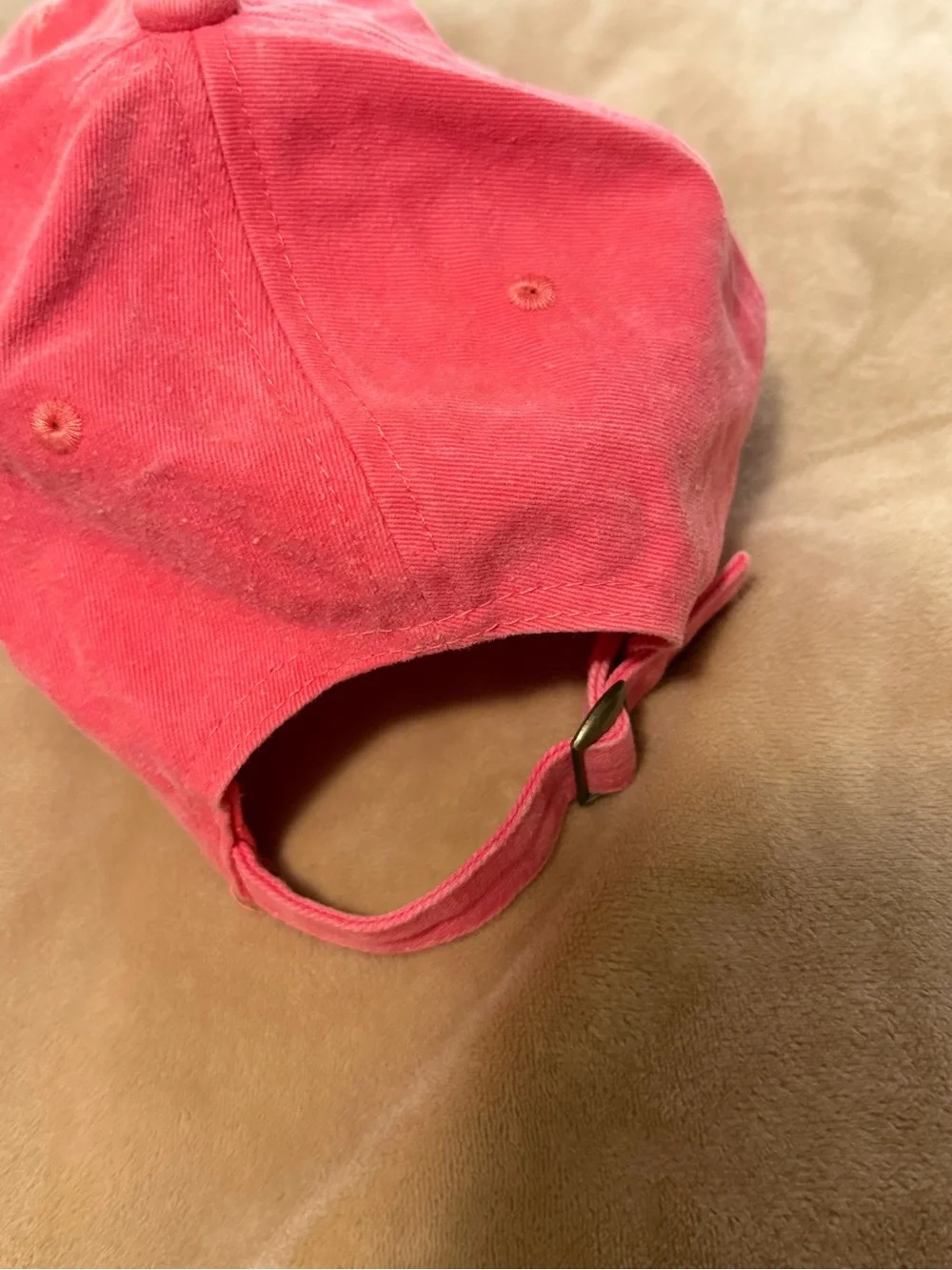By Anthropologie Washed Cotton Nautical Dolce Vita Pink Baseball Cap